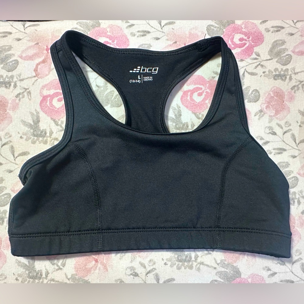 BCG Women's Classic Black Low-impact Sports Bra